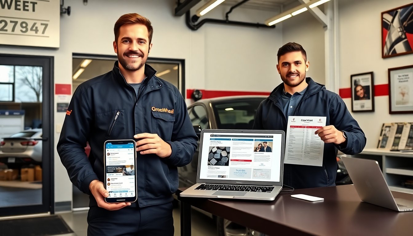 grosswheel automotive social media content ideas